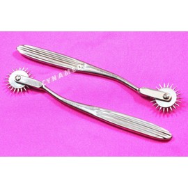 NEW 2 GERMAN STAINLESS 7" Wartenberg Pin Wheel Stainless Steel Nerve Tester A+QUALTY