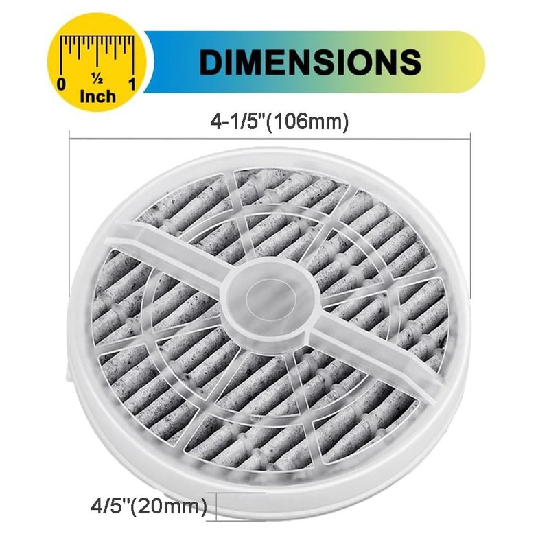 5 Pack True HEPA Filter Replacement for Frida Baby Air
