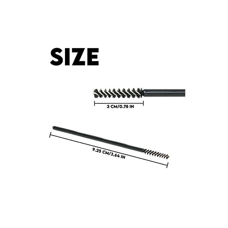 Generic Mini varitas desechables para rímel, microcepillos para pestañas, pequeños