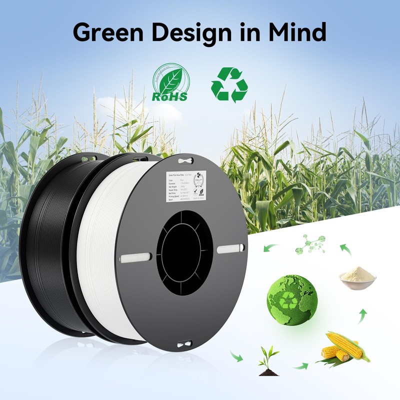 Creality 3D Printer Filament 1.75mm 4KG, PLA Filament Bulk +/-