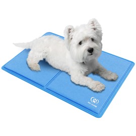 PET ADORE Dog Cooling Mat – Soft Thick Foam Supportive Gel Self Cooling Pad for Dogs & Cats in Summer. Durable Anti-Scratch 450 Micron Oxford Fabric (40cm x 30cm)