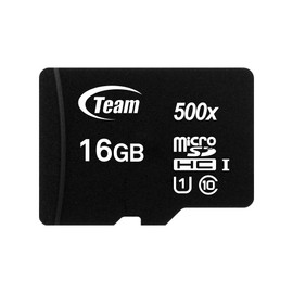 TEAMGROUP Micro 16GB x 5 Pack UHS-I U1 Class 10 SDHC SDXC Read Speed up to 80 MB/s High Speed Flash Meomry Card with Adapter for Camera, Surveillance, Full HD Shooting TUSDH16GCL10U63