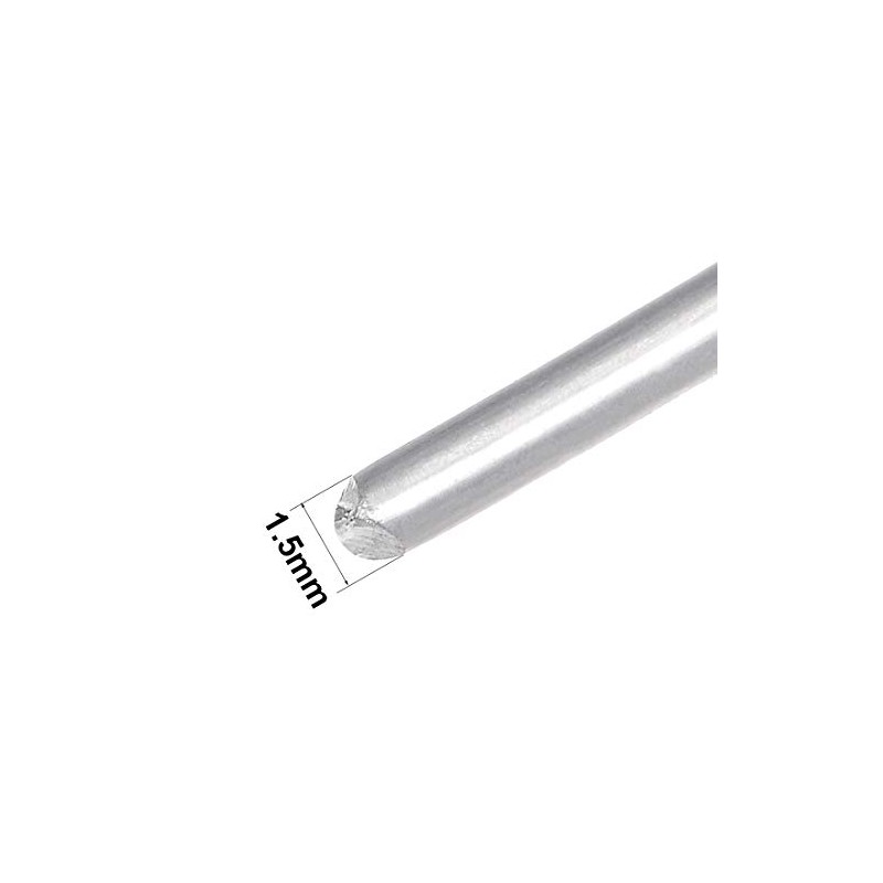 sourcing map Resistance 1.5 mm 15AWG Heating Resistance Wire Nichrome