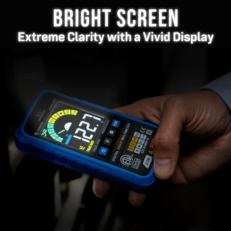 Jonard Tools AMM-600 Automatic Intelligent Digital Multimeter ETL Certified 4000