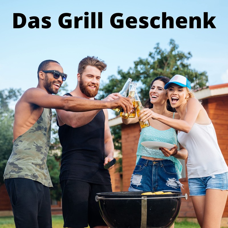 FremiBag BBQ Apron for Men with the 10 Grill Commandments