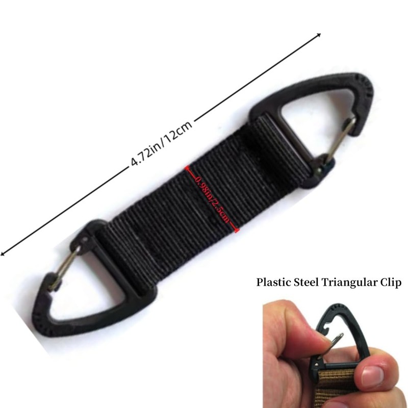 Lovgrin 3PCS Accesorios de Gancho Triangular de Doble Extremo para
