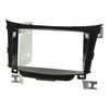 Double DIN Facia Adaptor for Hyundai i30 2012 Onwards, Black