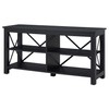 Henn&Hart Rectangular TV Stand for TV's up to 55" in