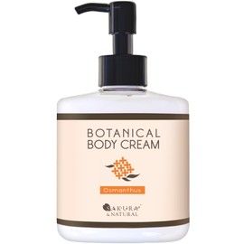 SAKURA & NATURAL Osmanthus Body Cream, Moisturizing Cream, Osmanthus Dry Skin, Additive-Free, Moisturizing