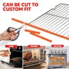 Silicone Oven Guards for Racks, Heat Resistant Oven Rack Shields,