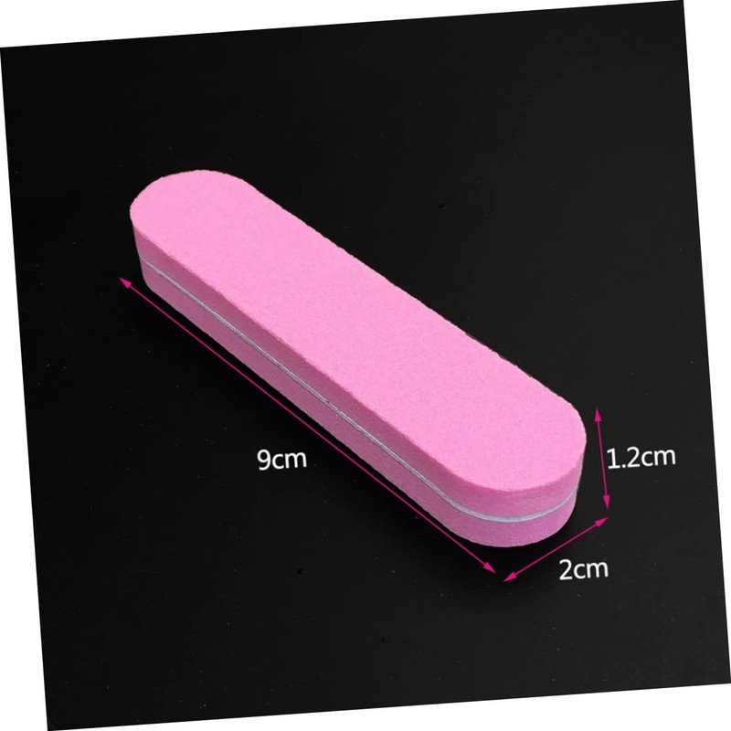 Minkissy 20pcs Mini Double-Sided Nail Files for Manicure and Pedicure