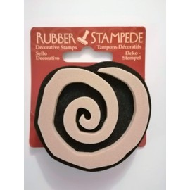 Swirl Decorative Rubber Stamp for Crafts