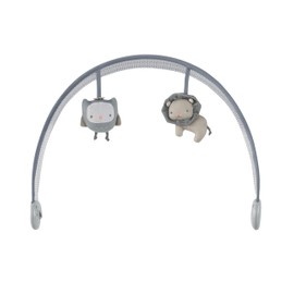 Ingenuity SmartBounce Automatic Baby Bouncer Seat with White Noise, Music, Toy Bar & 2 Plush Infant Toys, 0-6 Months Up to 20 lbs (Braden)