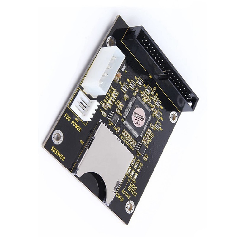 2X SD to 3.5 Inch IDE 40 Pin Converter Card