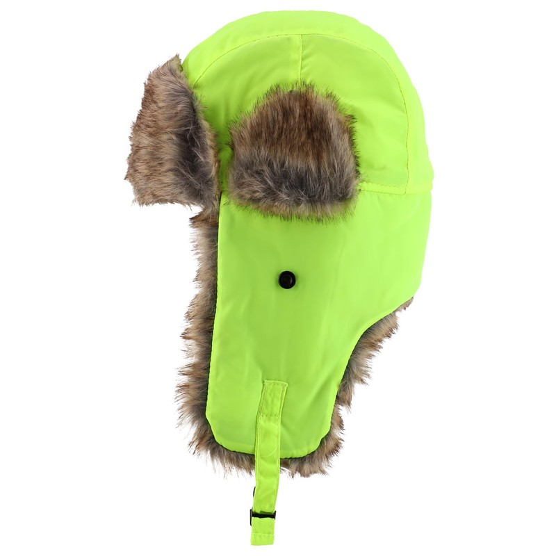 Armycrew Solid Color Winter Warm Trooper Trapper Hat - Neon