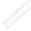 Operitacx Sturdy Plastic Measuring Ruler Magnifying Glass 10pcs Office Geometry