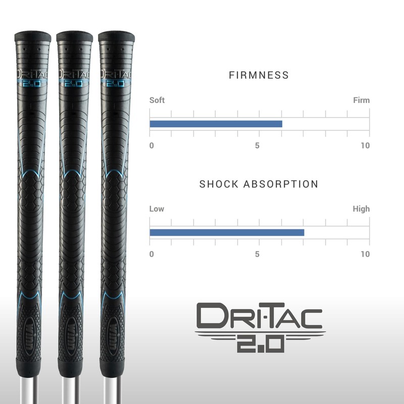 Winn Grips 62DT-JBK Dri-Tac 2.0 Series Advance Polymer Technology, paquete