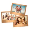 Shot2go Pack of 3 Magnetic Photo Fridge Frames 4x6 Copper
