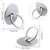 MuStone 360 Degree Rotating Stand Metal Ring Holder with Round