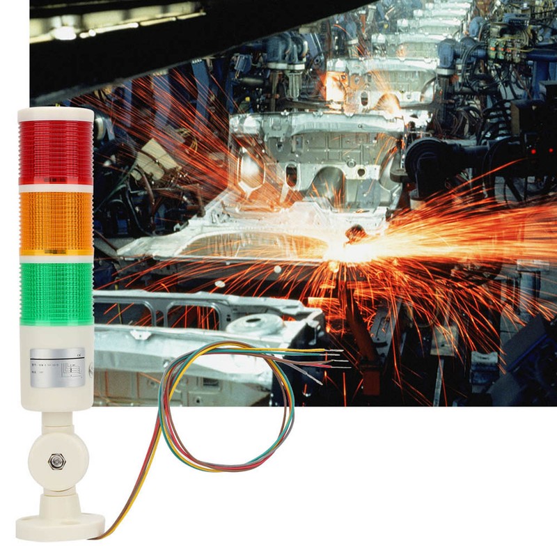 Red /Orange/Green CNC Machine Warning LED Indicator Alarm Signal Light