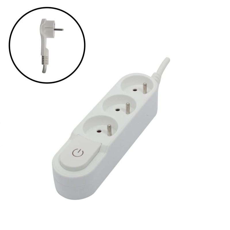 CHACON 3 x 16 Amp White 1.5 m Designer Strip