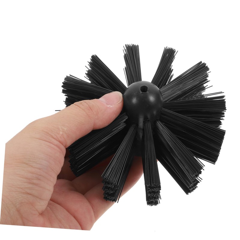 TEHAUX 2pcs Dryer Vent Brush Head Replacement Versatile Cleaning Tool