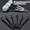 Yetaha Aluminum Dart Shafts, 2 Sets(6) Black Dart Stems, Medium