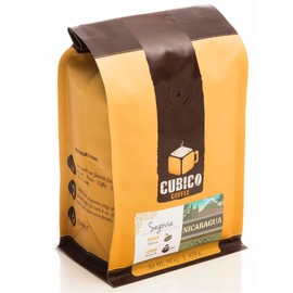 Nicaragua Coffee - Ground Coffee - Freshly Roasted Coffee - Cubico Coffee - 16 Ounce (Single Origin Organic Segovia Nicaraguan Coffee)