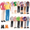 Miunana Lot 8 Items Doll Clothes for Ken Doll Random