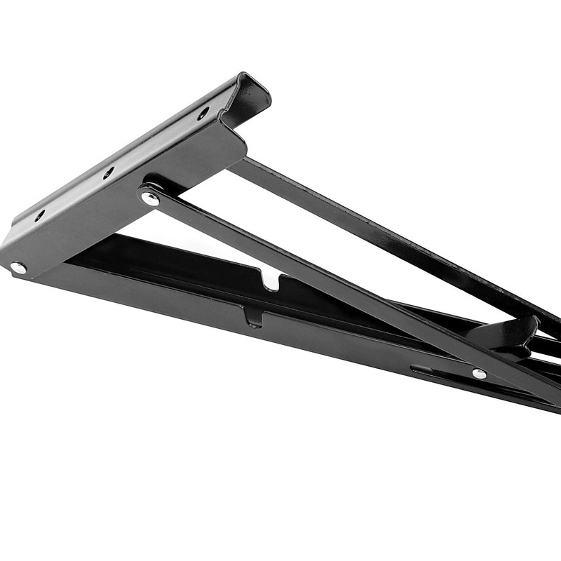 ZOENHOU 4PCS 10 Inch Folding Shelf Brackets, 176lbs Heavy Duty