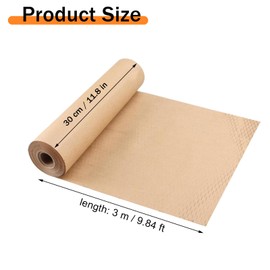 Honeycomb paper Packaging Material, 30cm X 30M Brown Packing Paper, Packing Paper Cushioning Wrap, Kraft Packing, for Gift Packing, shipping, and packing Moving Breakables