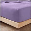 Plain Flannel Fitted Sheet 100% Brushed Cotton Bedding Sheets For