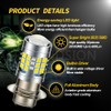 Ruiandsion H6M Light Bulb DC 6V P15D-25-1 Super Bright 2835