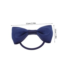TOVINANNA 12pcs Bow Hair Bands Cute Elastic Hair Ties with Bowknots for School Uniforms Everyday Outfits and Little Girl Accessories Comfortable and Stylish