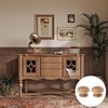 MengH-SHOP Wooden Furniture Knobs, Drawer Knobs, Wooden Knobs, Round Cabinet