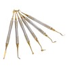 6pcs Dental Composite Resin Filling Spatula Dental Instrument Accessory