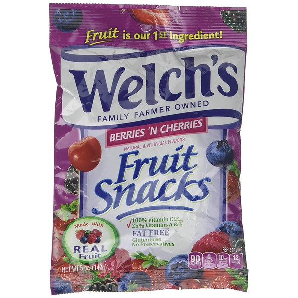 Welch's Berries 'N Cherries Fruit Snacks 5 oz