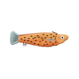 Small Whiting Orange Pouch & Key Ring Don Fisher Donfisher Fish Pouch, Women's, Children, Small, Cute, Popular, Small, Small Items, Cosmetics Pouch, Makeup Pouch, Small Item, Set of Small Items,