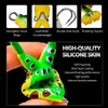 AIMALL 3pcs 3.7in Frog Lure Soft Bait with 360° Rotating