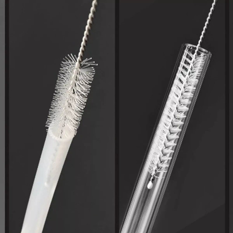 RedTagTown US Nylon Straw Brush Cleaner Bottle Tube Pipe Small