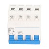 4P Miniature Circuit Breaker DIN Rail Mount Low Voltage Overload