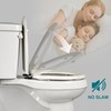 Wood Toilet Seat, Slow Close, Premium Moulded Wood, Quick Release,