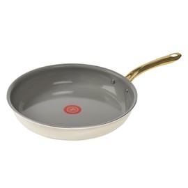 T-Fal Preserve Ceramic Nonstick Frying Pan Skillet 12-inch, Oven Broiler Safe up to 350°F Cookware, InoCeram Glide Technology, Frying Pan, Skillet Pots & Pans, Beige