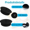 6 Pack Cable Grommet Desk, 60 mm Cable Pass Plastic