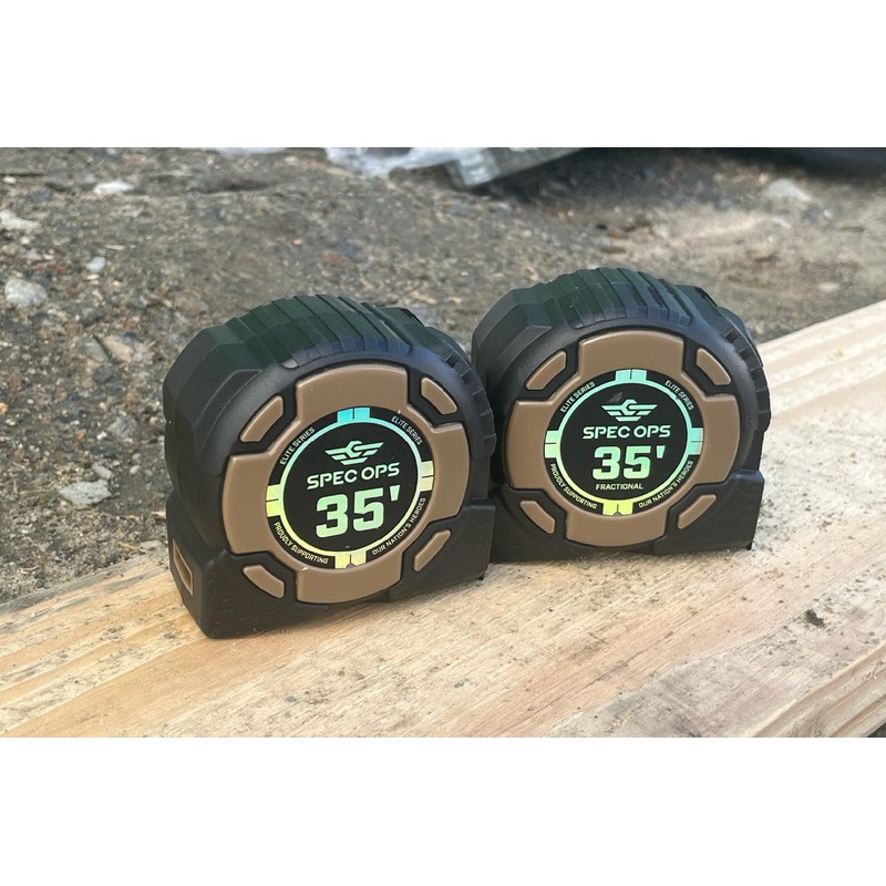 Spec Ops Tools 35-Foot Elite Series Tape Measure, 1 1/4"
