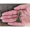Kiss of Leather Solid Axe Pendant Bronze No. 36