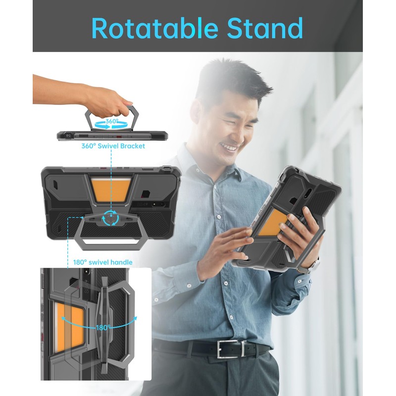 8849 Tank Pad Tablet Case 10.95’’, Rotating Stand Protective Cover