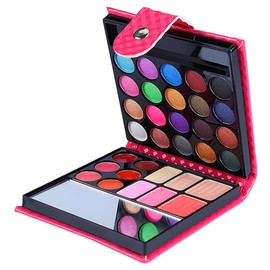 OUDQFCJ 32 Farben Lidschattenpalette Schimmernde Lidschattenpalette Makeup Palette Makeup Palette Lip Gloss Concealer & Blush Makeup Palette
