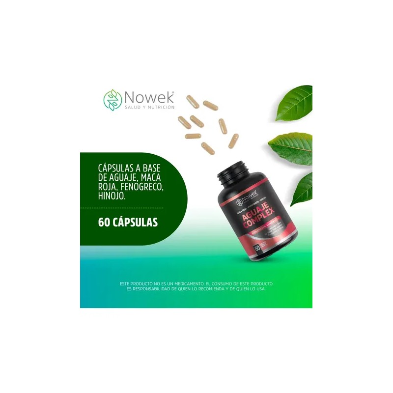 Aguaje + Fenogreco + Hinojo + Maca Negra - 60