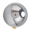 LED Vintage Edison Light Bulb Dimmable Antique Half Chrome Light